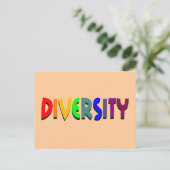 Diversiteit Briefkaart (Staand voorkant)
