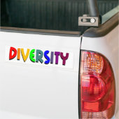 Diversiteit Bumpersticker (Op Truck)