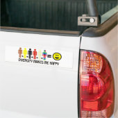 Diversiteit Bumpersticker (Op Truck)