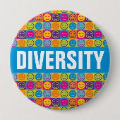 DIVERSITEIT Button mensenrechten (Voorkant)
