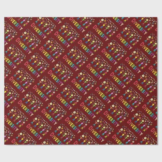 Diversiteit Cadeaupapier (Vlak)