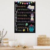 Diversiteit Classroom Poster (Keuken)