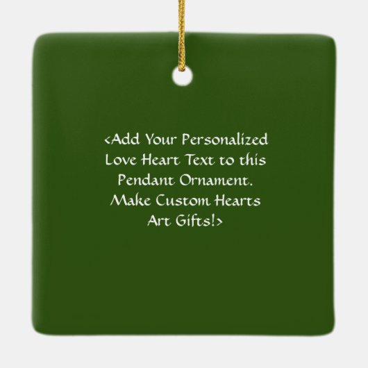 Diversiteit DEI Hearts Holiday Gift Ornaments Keramisch Ornament (Achterkant)