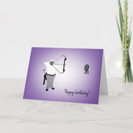 Diversiteit Design Curvy Boy Archer Birthday Kaart