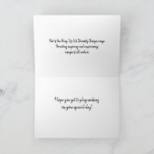 Diversiteit Design Man Pararcher Birthday Kaart (Binnen)