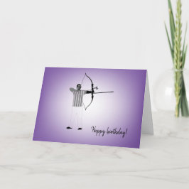 Diversiteit Design Man Pararcher Birthday Kaart