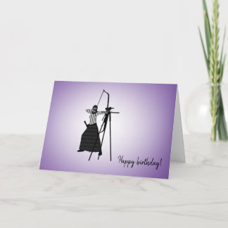 Diversiteit Design Muslim Girl Blind Archer Kaart