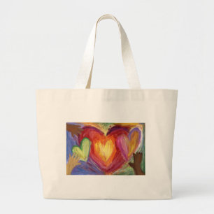 Diversiteit, eigen vermogen en integratie-DEI-Canv Grote Tote Bag