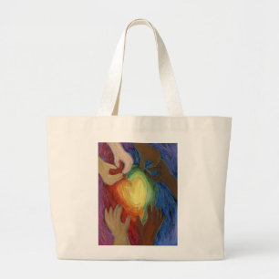 Diversiteit, eigen vermogen en integratie-DEI-Canv Grote Tote Bag