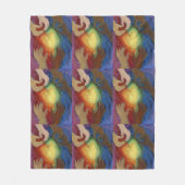 Diversiteit, eigen vermogen, inclusief rugleuning fleece deken (Voorkant)