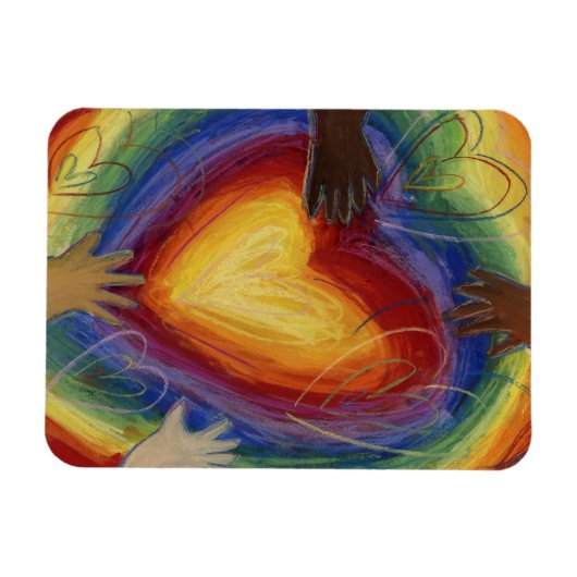 Diversiteit, Eigen vermogen & Inclusion (DEI) Frid Magneet (Horizontaal)