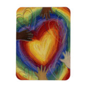 Diversiteit, Eigen vermogen & Inclusion (DEI) Frid Magneet (Verticaal)