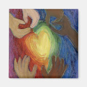 Diversiteit, Eigen vermogen & Inclusion (DEI) Frid Magneet (Voorkant)