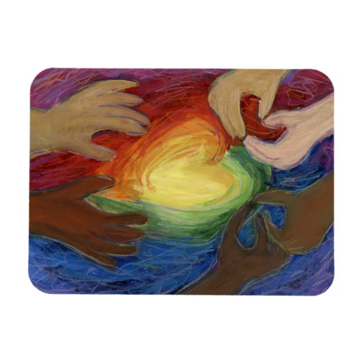 Diversiteit, Eigen vermogen & Inclusion (DEI) Frid Magneet (Horizontaal)