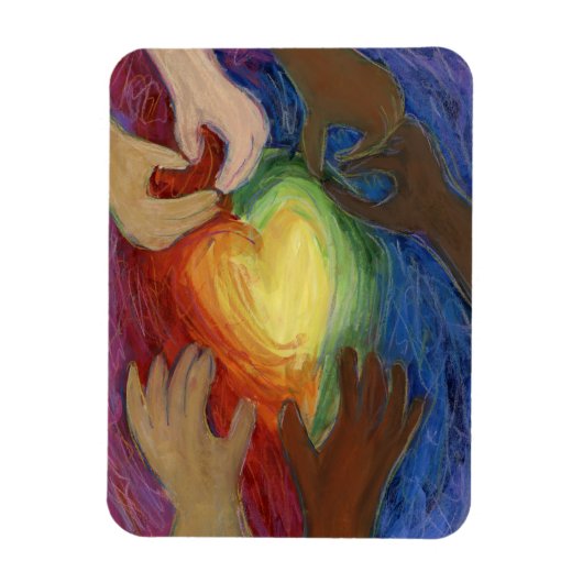 Diversiteit, Eigen vermogen & Inclusion (DEI) Frid Magneet (Verticaal)