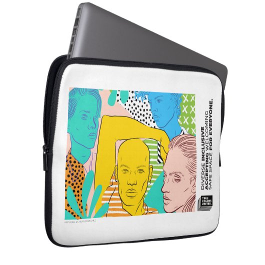 Diversiteit en inclusie Electronics Bag Laptop Sleeve (Voorkant Rechts)