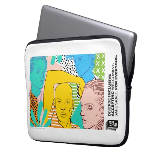 Diversiteit en inclusie Electronics Bag Laptop Sleeve (Voorkant Links)