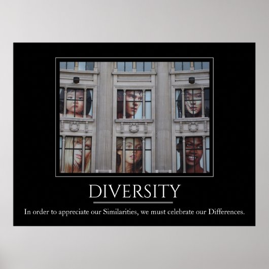 Diversiteit en inclusie Poster Herziening II (Voorkant)