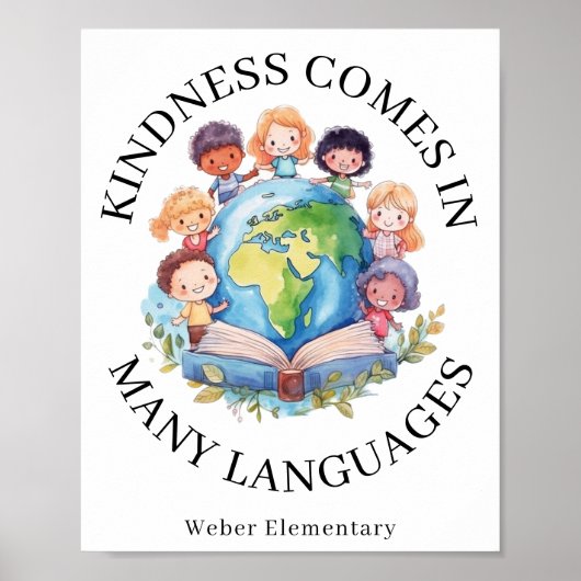 Diversiteit en Inclusie Vriendelijkheid Poster (Voorkant)