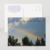 Diversiteit en Pride Briefkaart (Voorkant / Achterkant)