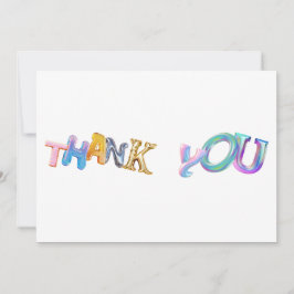 DIVERSITEIT EXTREME LETTERTYPE BEDANKKAART