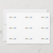 DIVERSITEIT EXTREME LETTERTYPE BEDANKKAART (Achterkant)