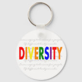 DIVERSITEIT, Gay Lesbian Sleutelhanger (Voorkant)