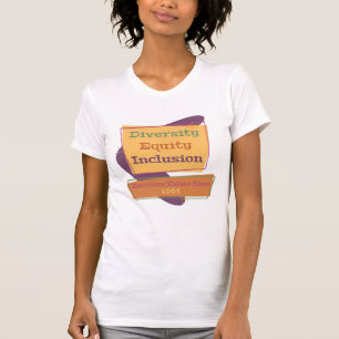 Diversiteit Gelijkheid Inclusie; Amerikaanse Waard T-shirt