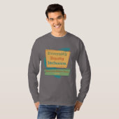 Diversiteit Gelijkheid Inclusie; Amerikaanse Waard T-shirt (Voorkant volledig)