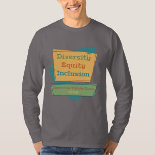 Diversiteit Gelijkheid Inclusie; Amerikaanse Waard T-shirt