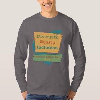 Diversiteit Gelijkheid Inclusie; Amerikaanse Waard T-shirt