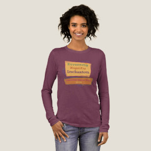 Diversiteit Gelijkheid Inclusie; Amerikaanse Waard Tri-Blend Shirt