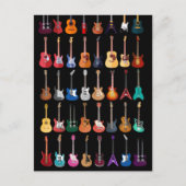 Diversiteit Guitar Shirt Guitar Lover Muziek voor  Briefkaart (Voorkant)