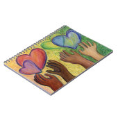 Diversiteit Hands Love Art Journal Notitieboek (Linkerzijde)