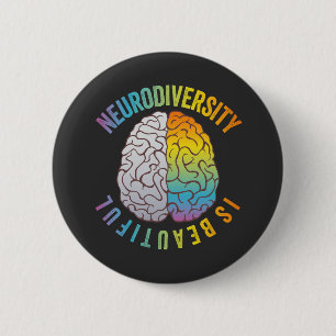 Diversiteit in de neuro is een prachtig ademen med ronde button 5,7 cm