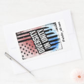Diversiteit in Eenheid Amerikaanse presidentsverki Rechthoekige Sticker (Envelop)