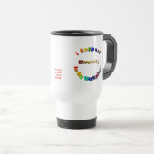 Diversiteit in mijn White Travel Mug van de Werkpl Reisbeker (Voorkant rechts)