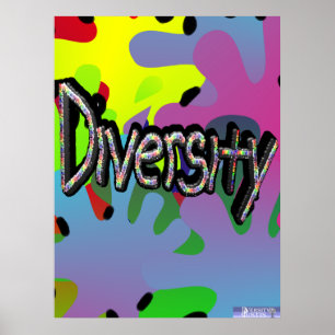 Diversiteit in woorden Poster