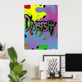 Diversiteit in woorden Poster (Thuiskantoor)