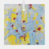 Diversiteit, inclusie en community-Glass Ornament (Voorkant)