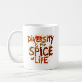 Diversiteit is de Peper in het Leven - Veilige Ple Koffiemok