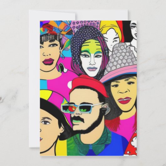 Diversiteit is Fun Feestdagenkaart (Voorkant)