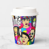 Diversiteit is Fun Papieren Bekers (Achterkant)