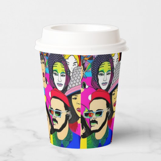 Diversiteit is Fun Papieren Bekers (Rechts)