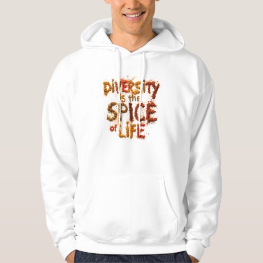 Diversiteit is het Levenselixir - Veilige Plek Hoodie (Voorkant)