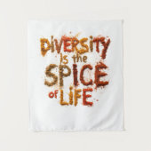 Diversiteit is het Levenskruid - Veilige Ruimte Ba Wandkleed (Voorkant)