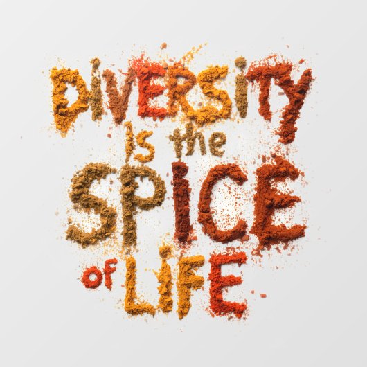 Diversiteit is het Levenskruid - Veilige Ruimte Raamsticker (Vel)