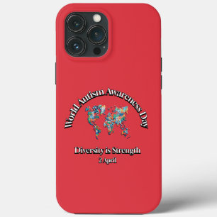 Diversiteit is kracht. Wereld Autisme Bewustzijn D Case-Mate iPhone Case