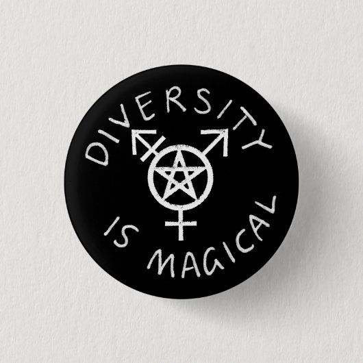 Diversiteit is Magische Button (Voorkant)