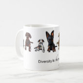 Diversiteit is mooi koffiemok (Voorkant links)